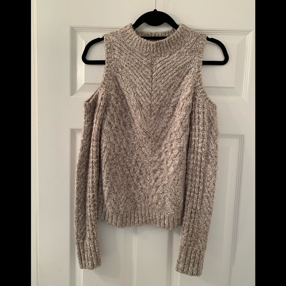 Express shoulder cut-out sweater